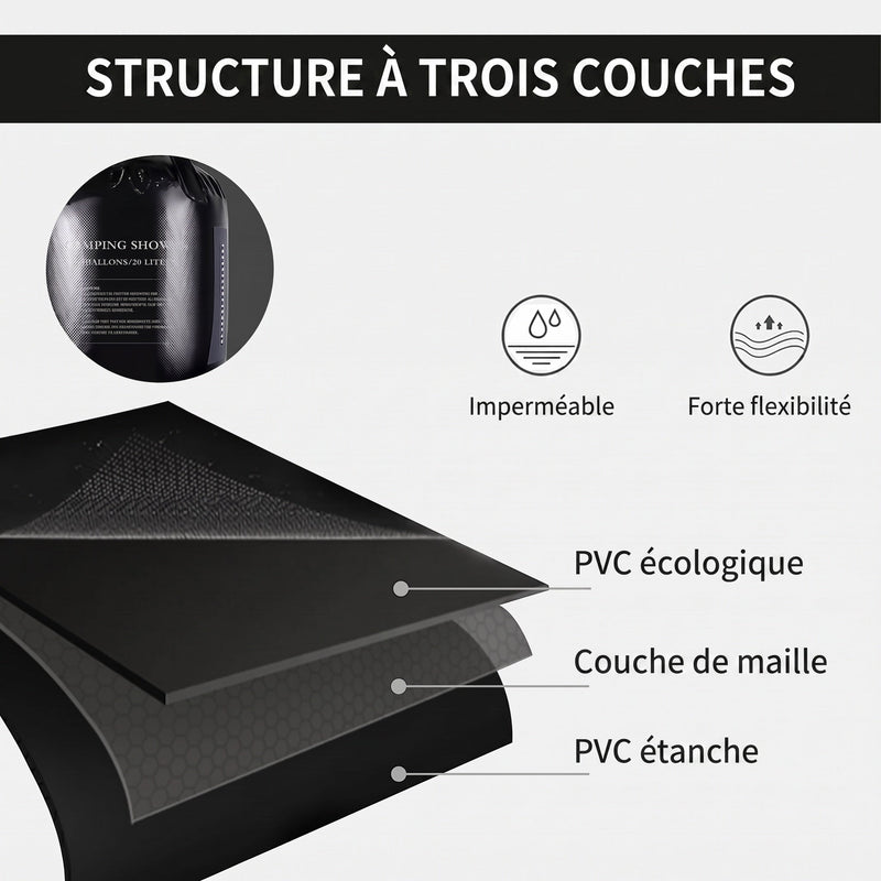 Douche Portable Camping Rechargeable USB ClinyShowe