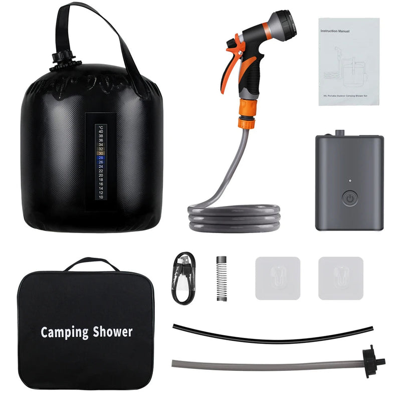 Douche Portable Camping Rechargeable USB ClinyShowe