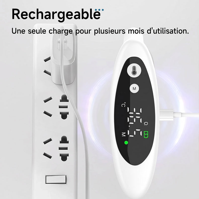 Thermomètre Auriculaire et Frontal Rechargeable PulSiqe