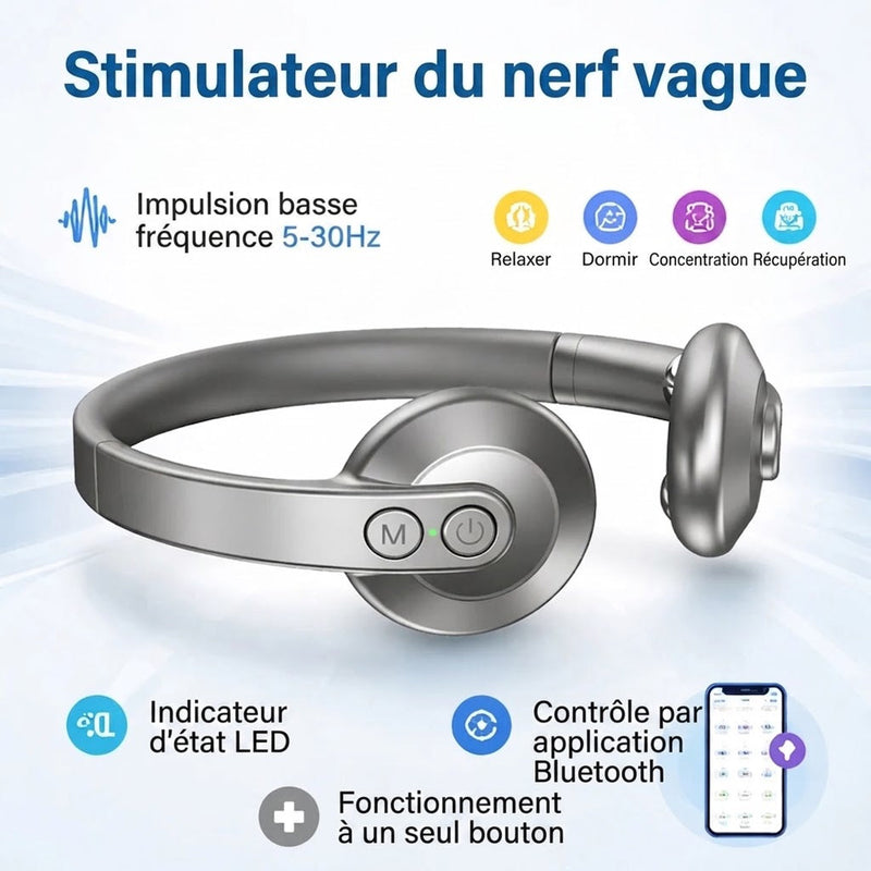VagoPulse Stimulateur Nerf Vague Anti-Stress & Sommeil