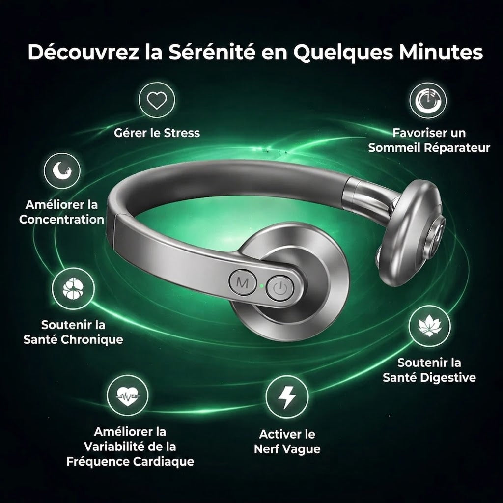 VagoPulse Stimulateur Nerf Vague Anti-Stress & Sommeil