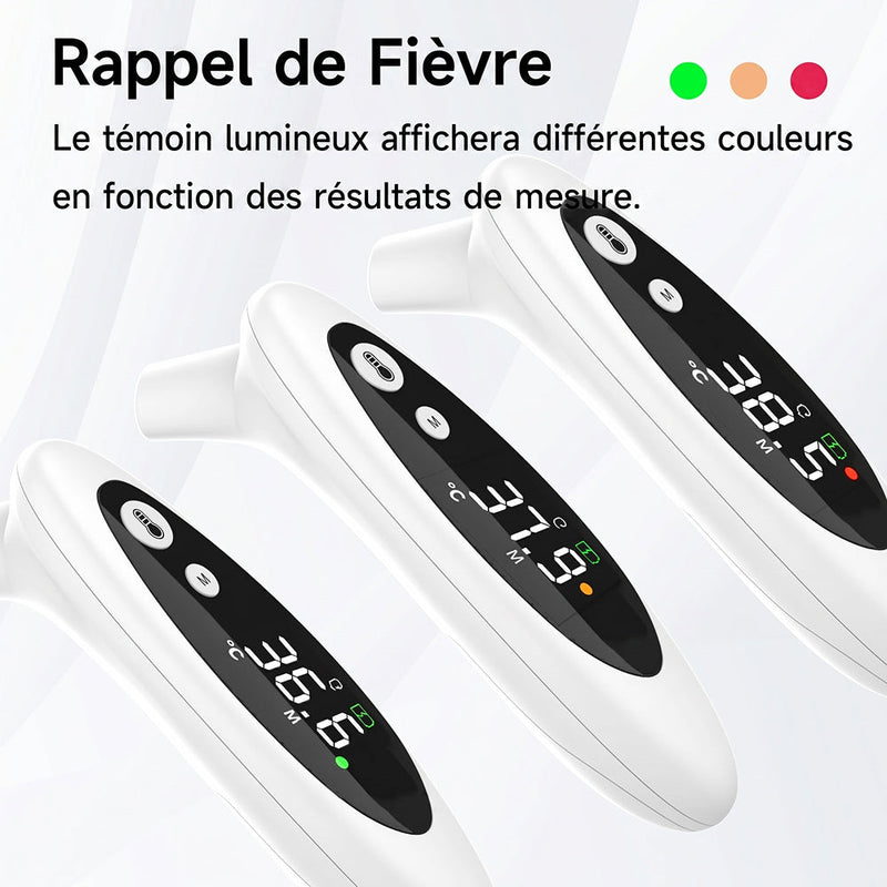 Thermomètre Auriculaire et Frontal Rechargeable PulSiqe