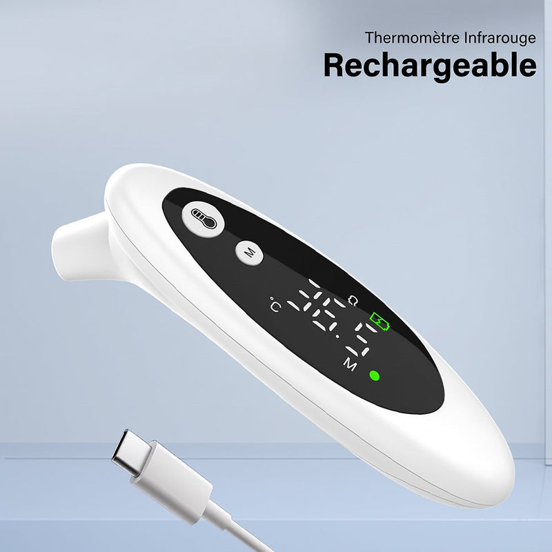Thermomètre Auriculaire et Frontal Rechargeable PulSiqe