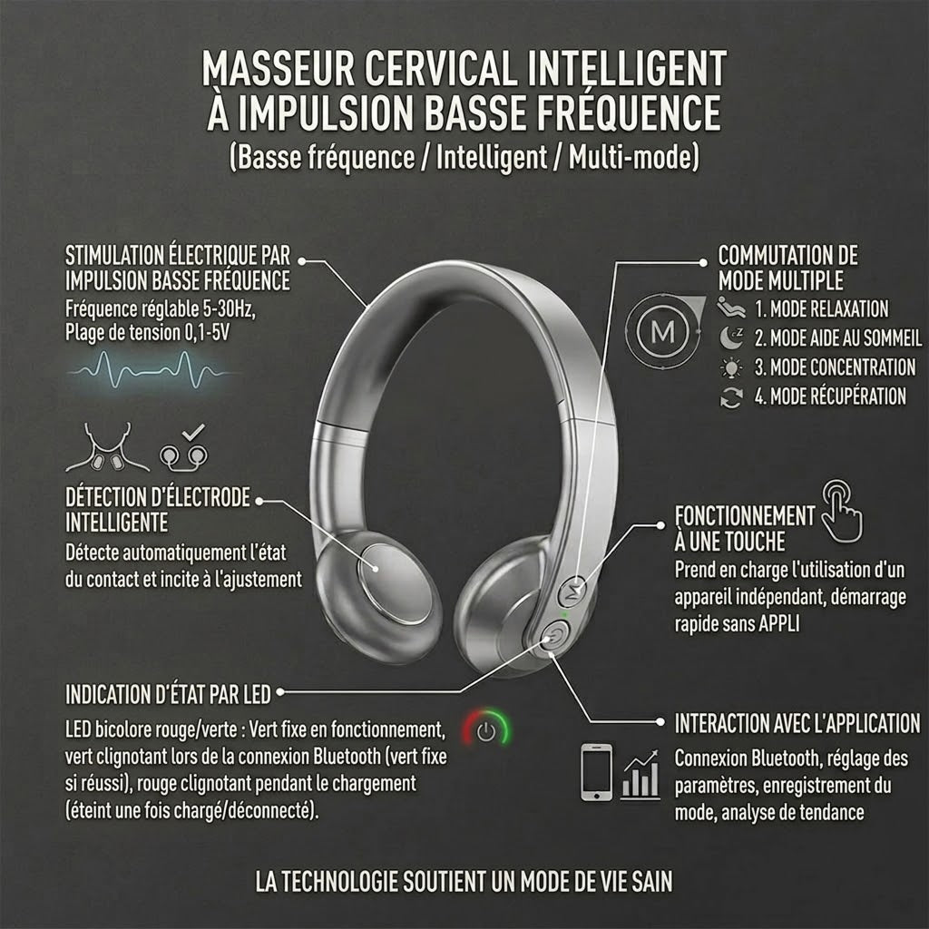 VagoPulse Stimulateur Nerf Vague Anti-Stress & Sommeil