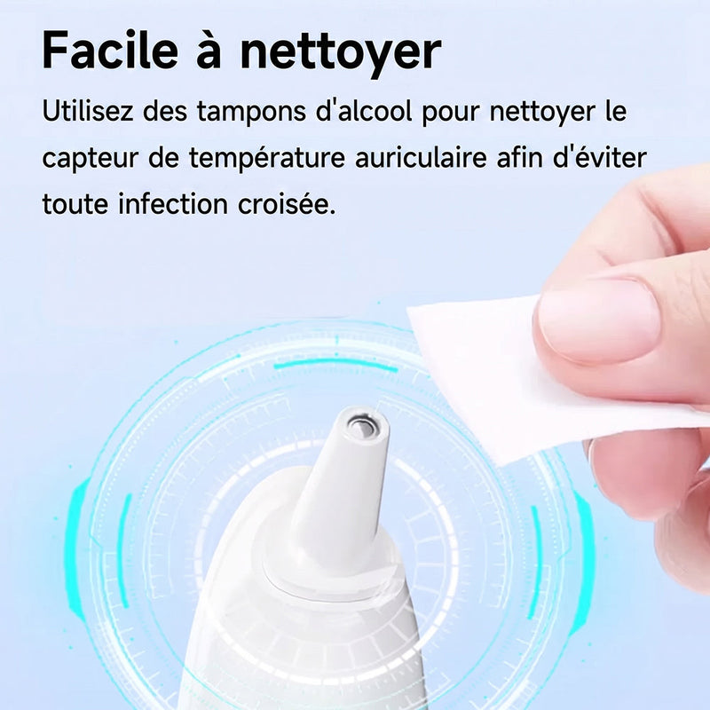 Thermomètre Auriculaire et Frontal Rechargeable PulSiqe