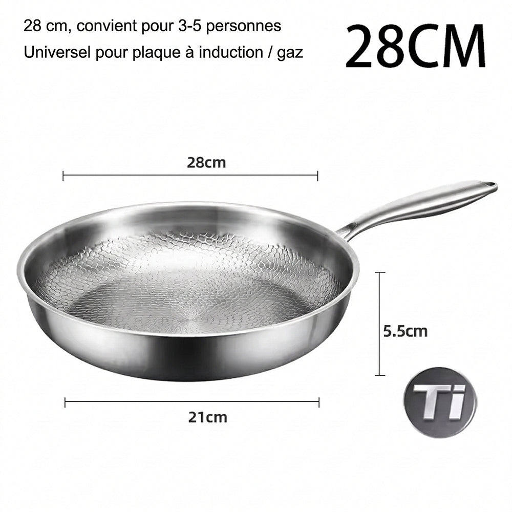 Poêle en Titane Crisporia Antiadhésive Sans Produits Chimiques