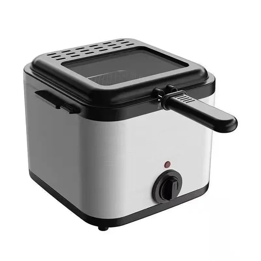 CryspiPro Friteuse Électrique 2,5L Inox 1000W Antiadhésive