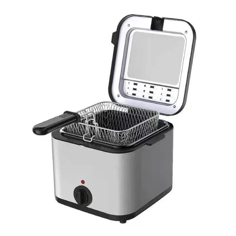 CryspiPro Friteuse Électrique 2,5L Inox 1000W Antiadhésive