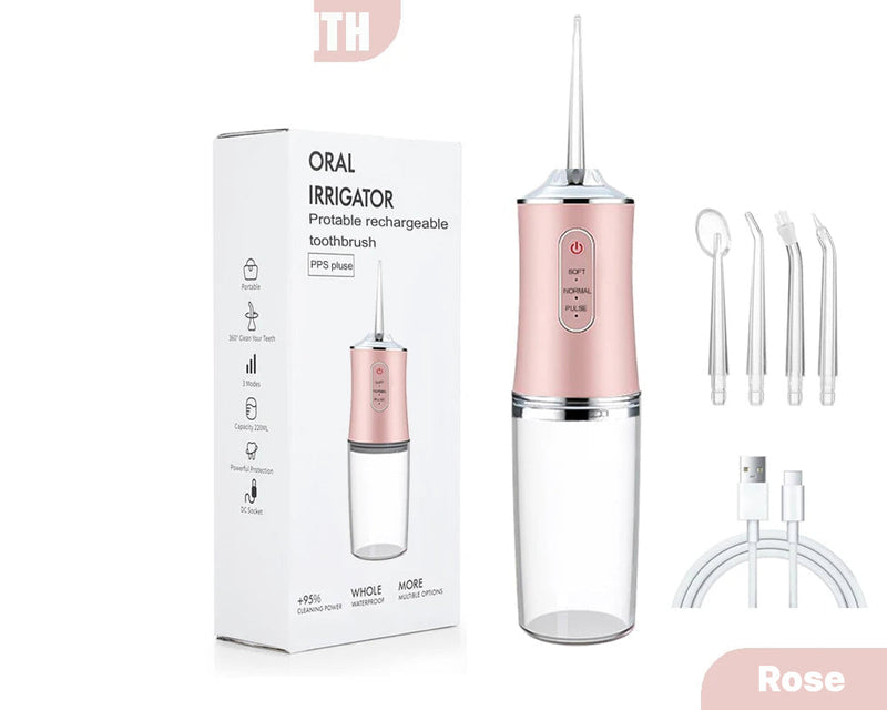 AquaBriska Jet Dentaire Sans Fil & Hydropulseur Portable