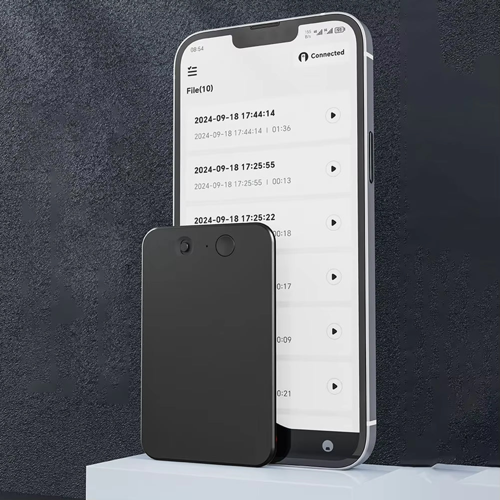 EchoScrib Dictaphone Enregistreur Vocal IA et Transcription