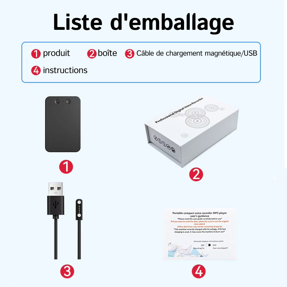 EchoScrib Dictaphone Enregistreur Vocal IA et Transcription