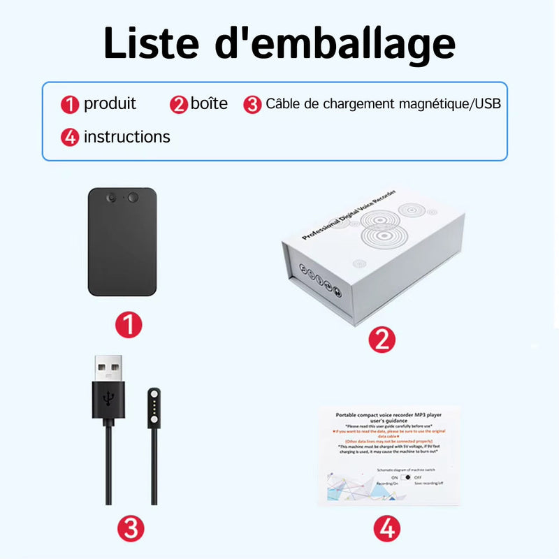 EchoScrib Dictaphone Enregistreur Vocal IA et Transcription