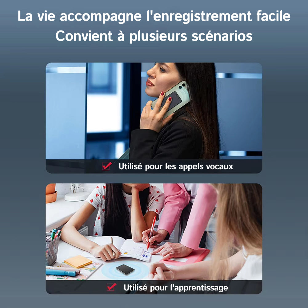 EchoScrib Dictaphone Enregistreur Vocal IA et Transcription