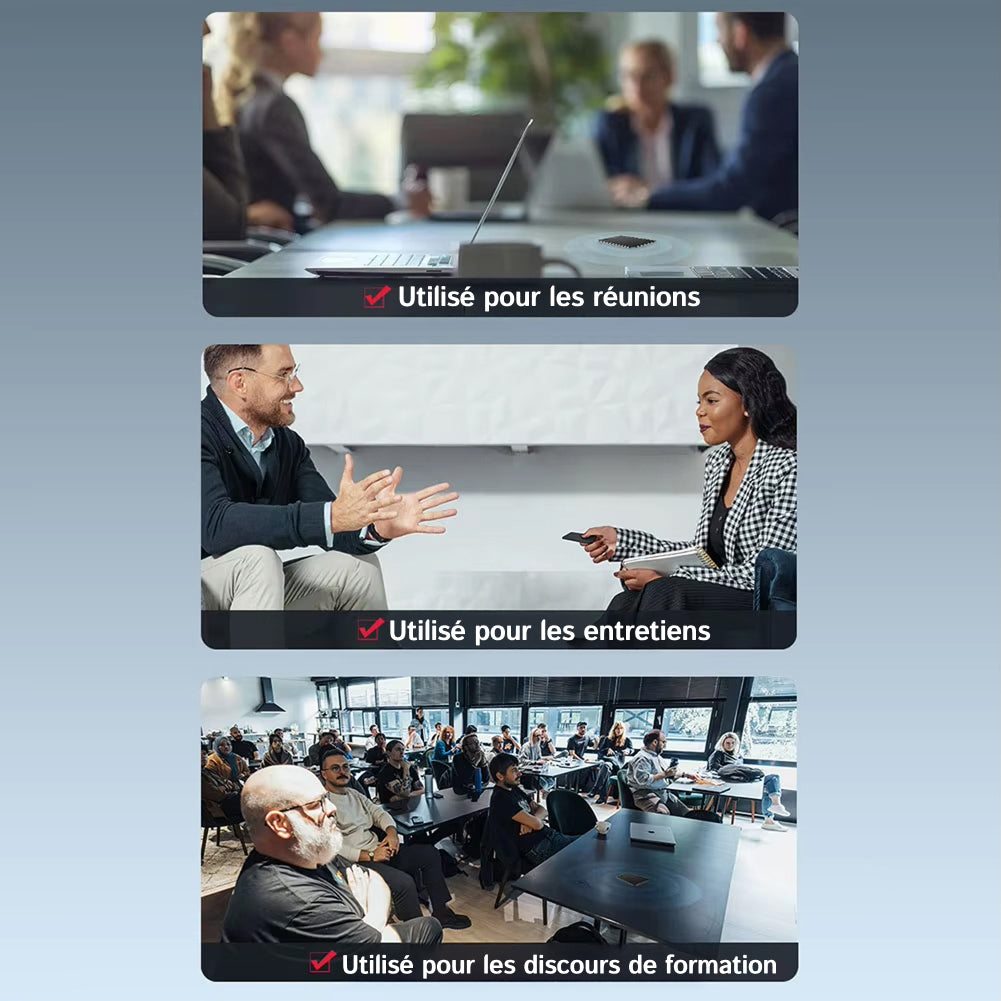 EchoScrib Dictaphone Enregistreur Vocal IA et Transcription