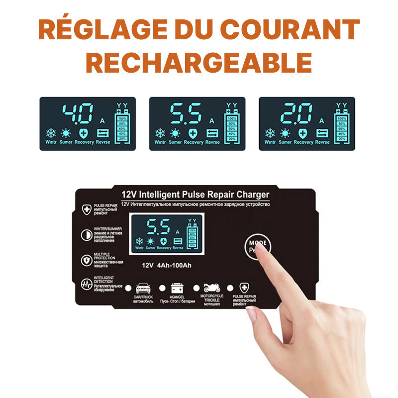 Chargeur de Batterie Voiture Intelligent 12V EneroGolt