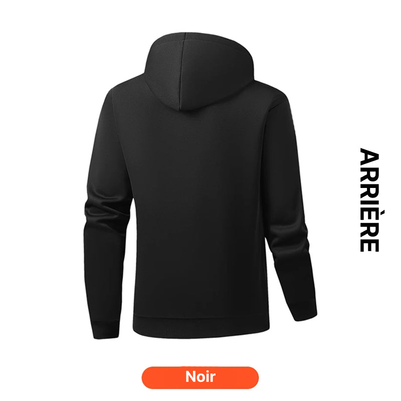 HoodyCoze Sweat Chauffant Homme & Femme 17 Zones Thermiques