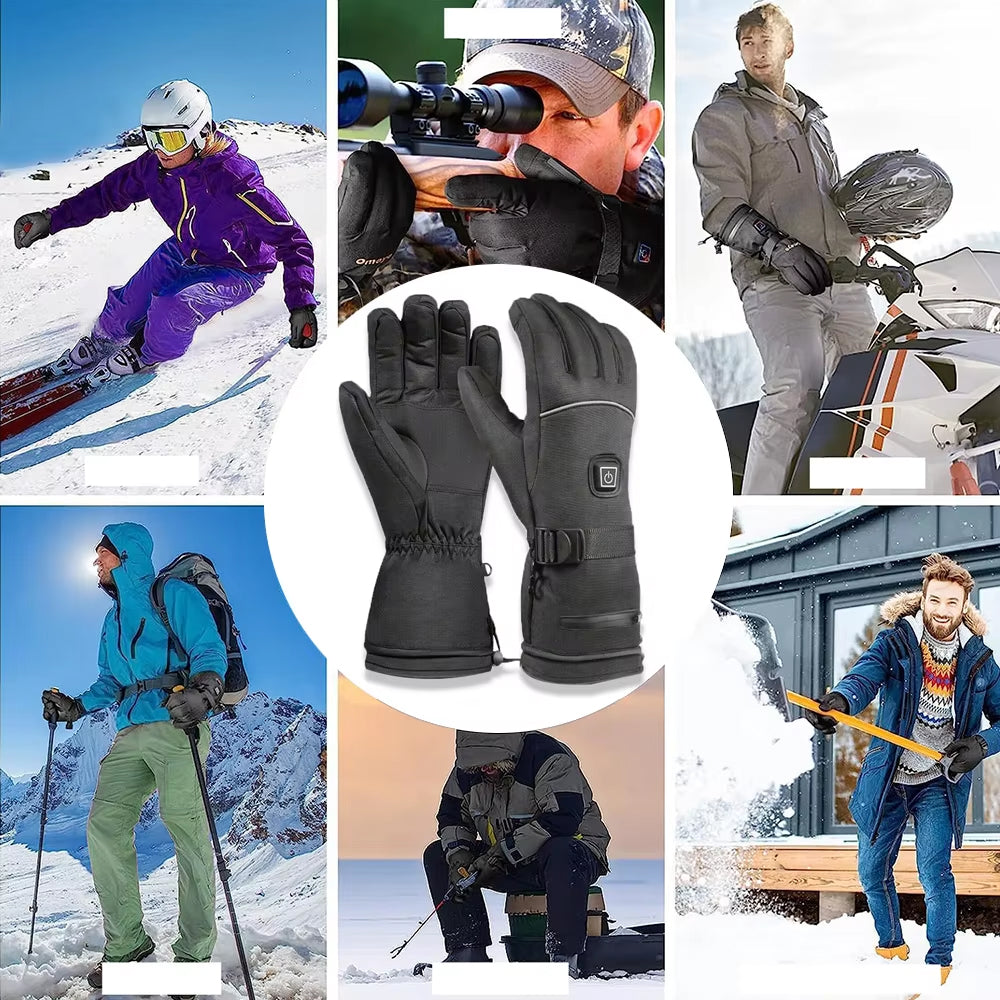 InnoWam – Gants Chauffants Intelligents Étanche 5 Doigts