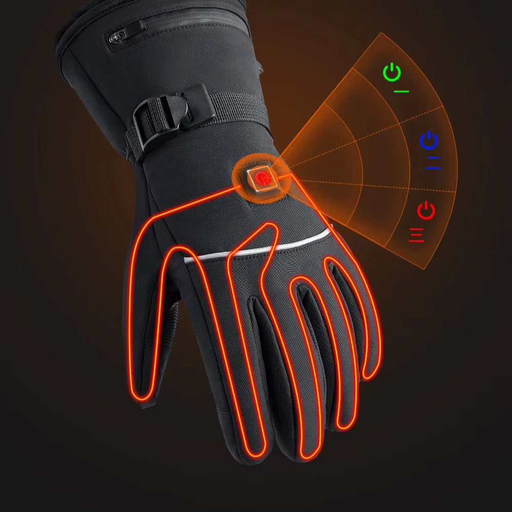 InnoWam – Gants Chauffants Intelligents Étanche 5 Doigts