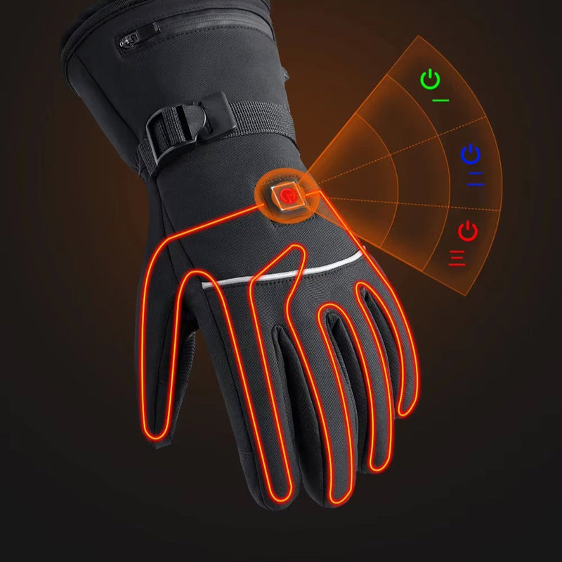 InnoWam – Gants Chauffants Intelligents Étanche 5 Doigts