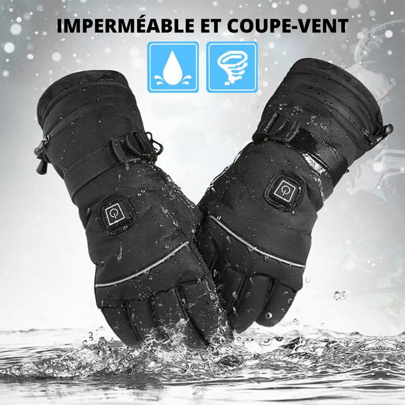 InnoWam – Gants Chauffants Intelligents Étanche 5 Doigts