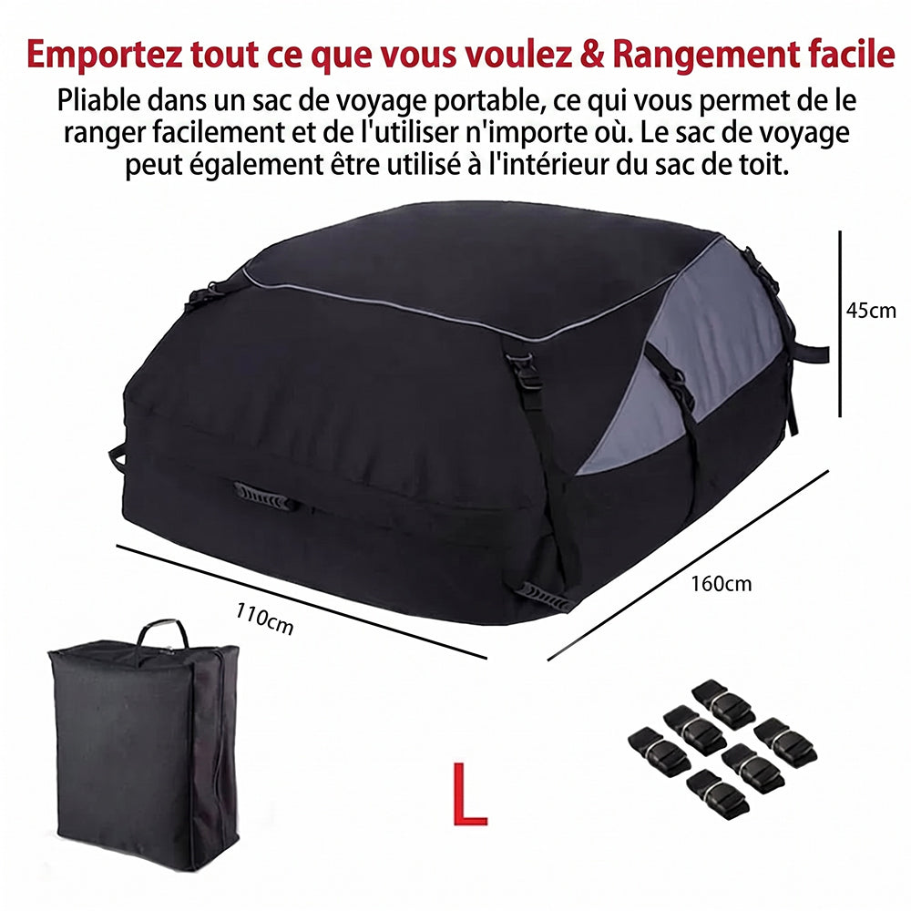 StowRaxi Coffre De Toit Souple Imperméable Oxford 600D