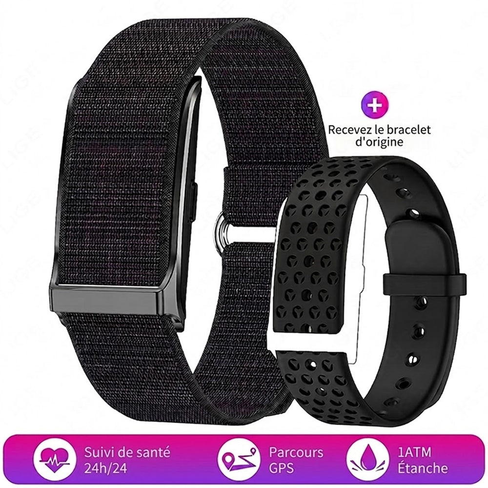 StryaVex | Traqueur D’Activité & Bracelet Connecté Autonomie 30 Jours