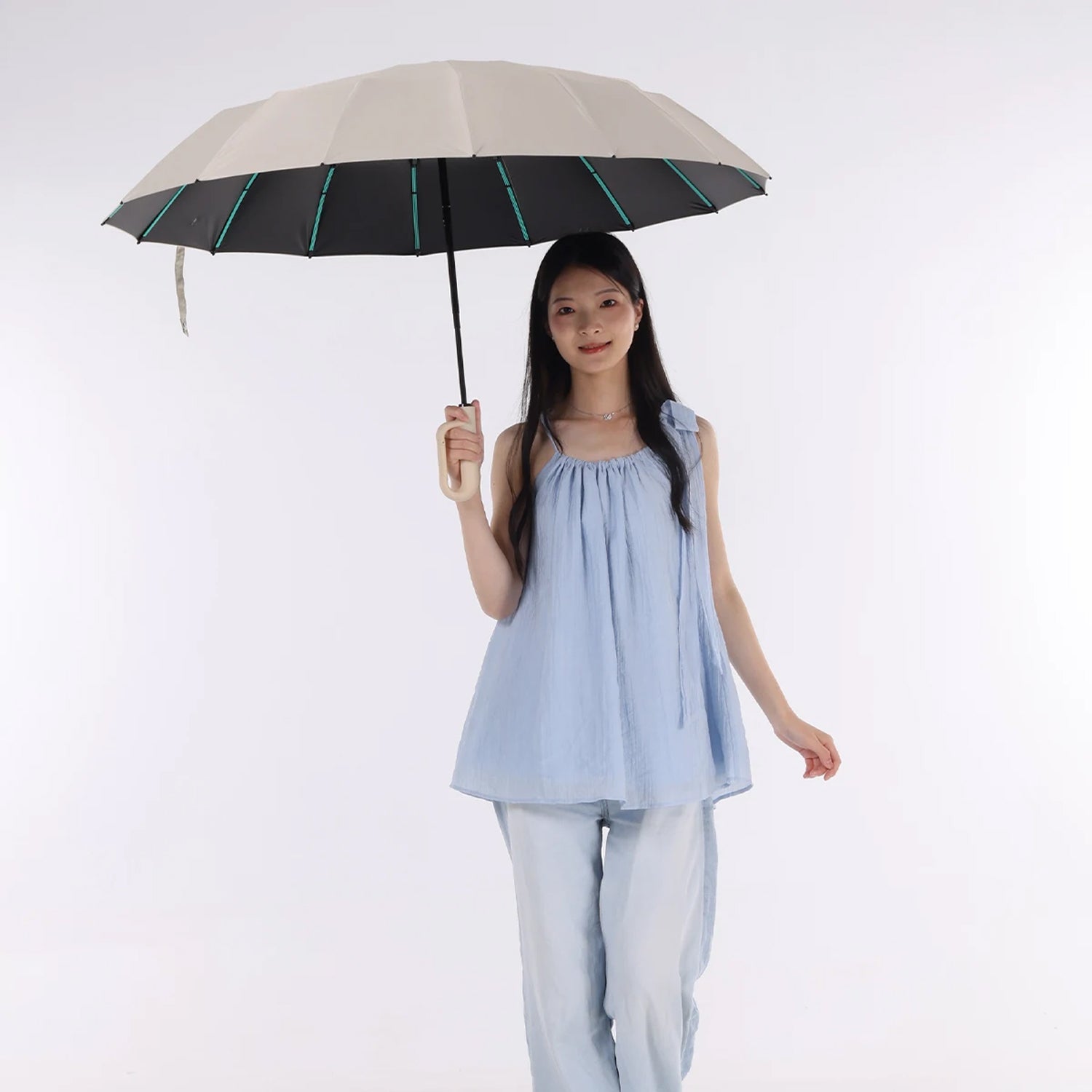 TempoEsta Parapluie Anti-Tempête Renforcé Résistant au Vent