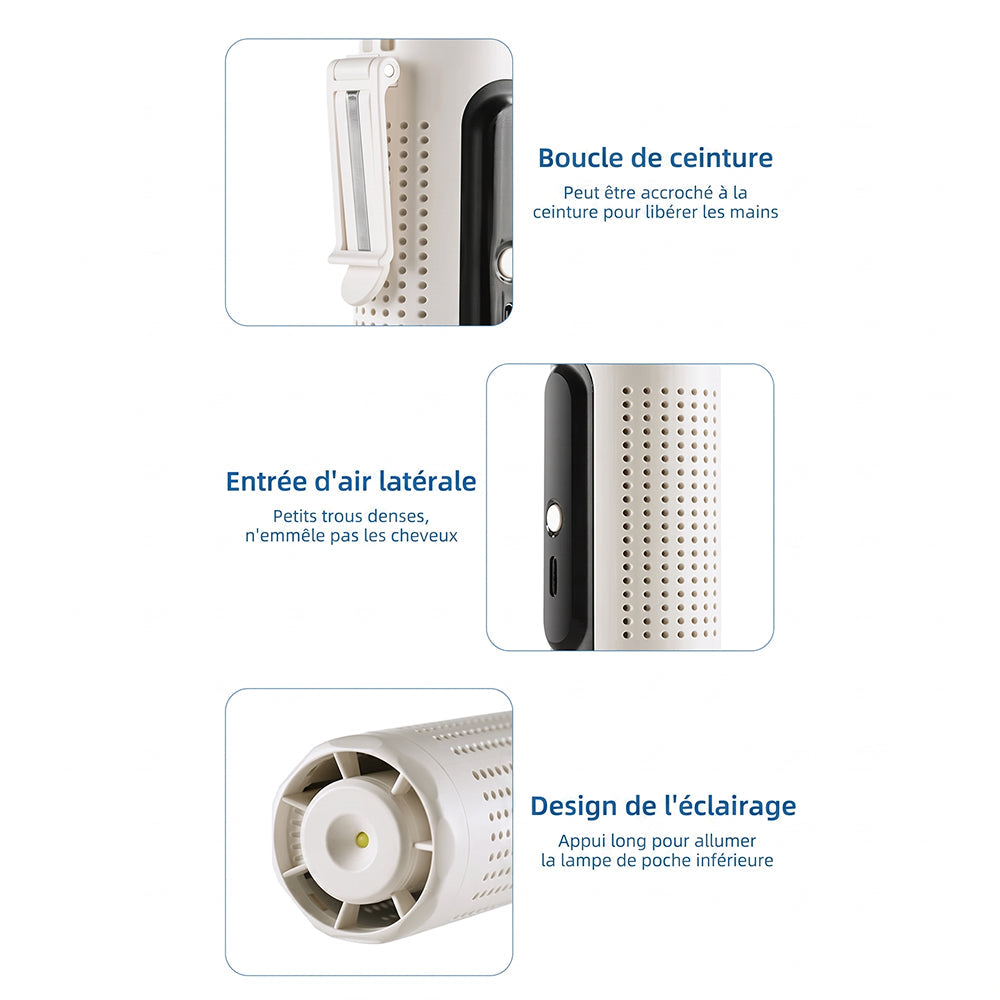 WindyonGo Ventilateur Portable Cryo 0°C Rechargeable 3000mAh