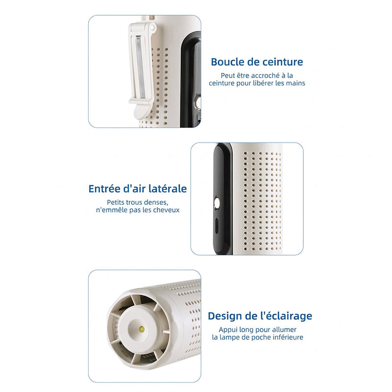 WindyonGo Ventilateur Portable Cryo 0°C Rechargeable 3000mAh